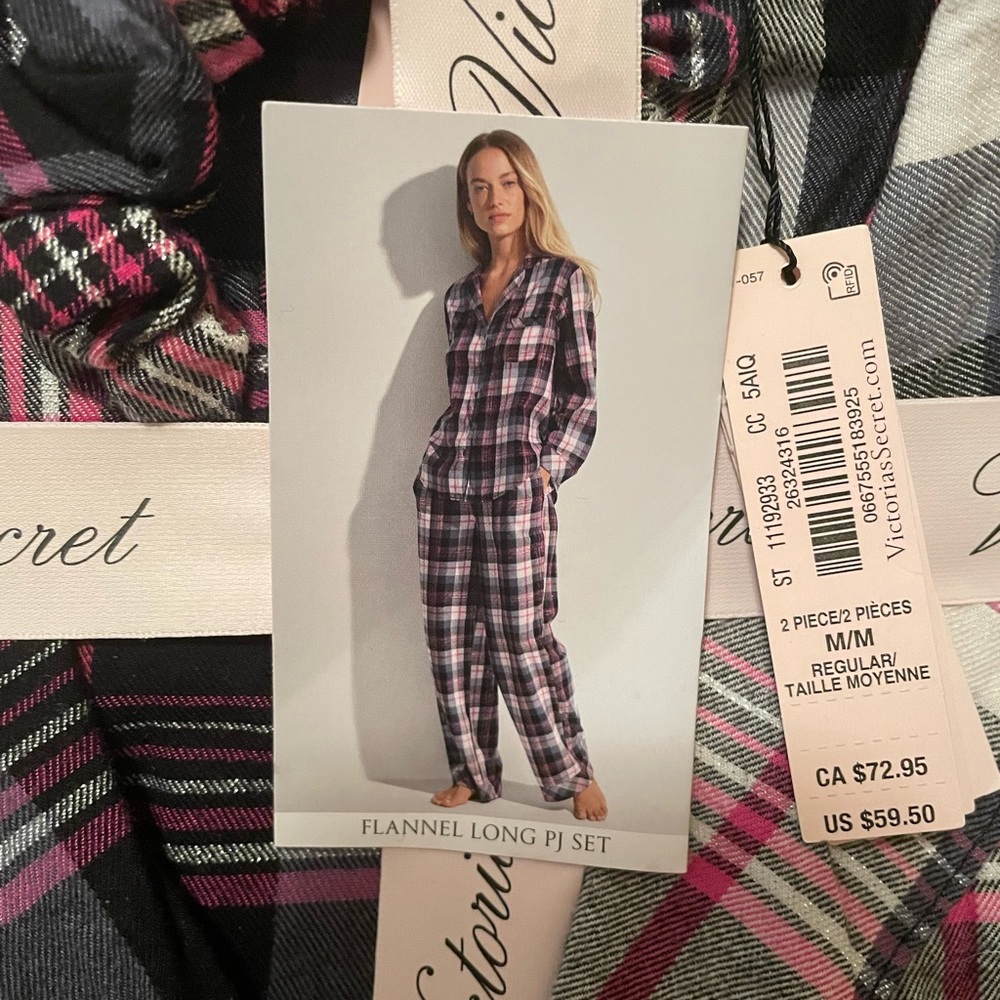 Victoria’s Secret Flannel Pajama Set - New w/Tags